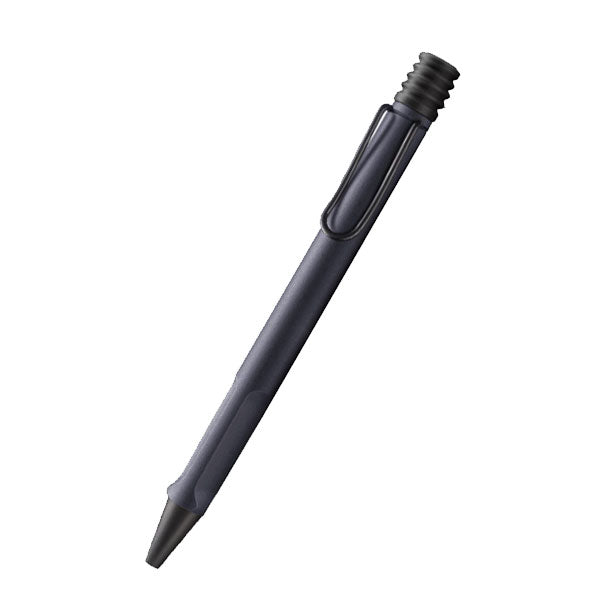 【11/14角乢】ラミー サファリ steel black ノック式ボールペン 中字 ブラック LAMY(ラミー) L2E2