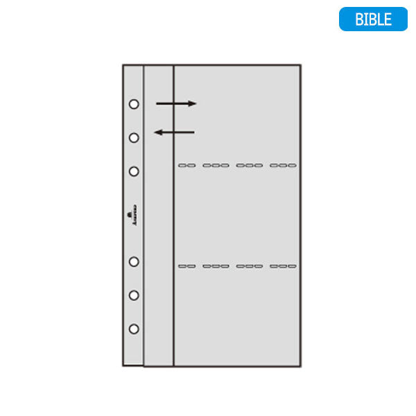 ASHFORD 名刺ホルダー BIBLE [0338] アシュフォード 0338-100 [M便 1/15]
