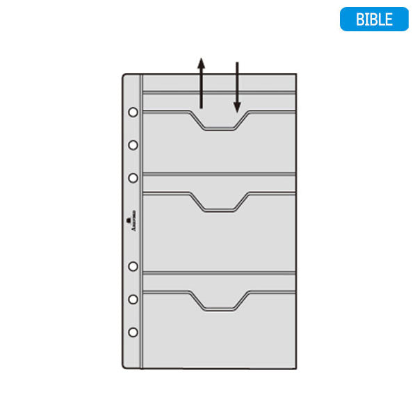 ASHFORD カードホルダー トップ BIBLE [0310] アシュフォード 0310-100 [M便 1/18]