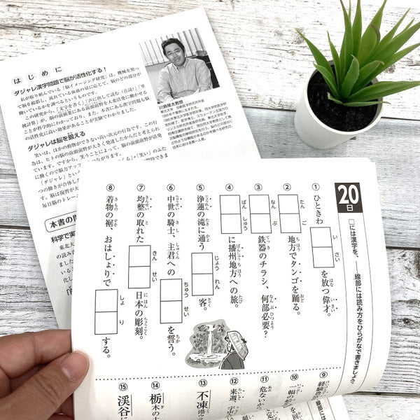 大人のワークブック 脳活性 50日間ドリル [ダジャレ漢字2]  学研ステイフル N055-11　[M便 1/2]