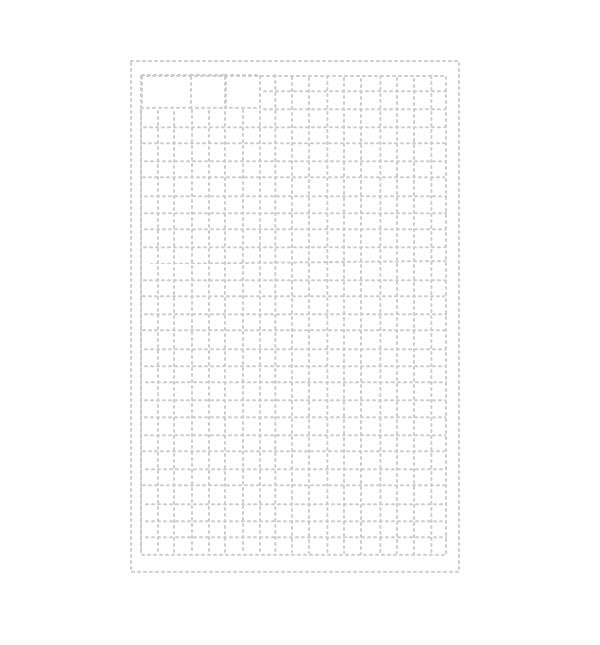 手帳のように使えるノート HITOTOKI NOTE　専用リフィル   コミックサイズ デイリータイプ ドット方眼3.5ｍｍ  キングジム　HNR-C01 [M便 1/2]