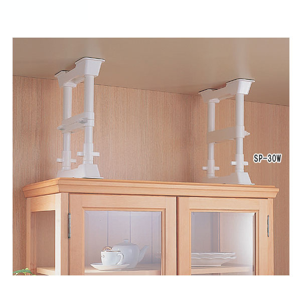 家具転倒防止伸縮棒 Sサイズ [ホワイト]  アイリスオーヤマ SP-30W