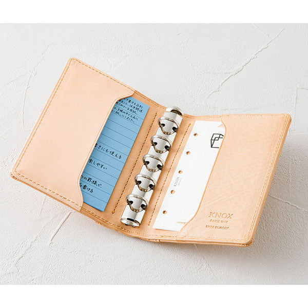N／PEARCE《エヌピアス》システム手帳 [全3色] ［ミニ5サイズ］ リング径13mm KNOX ノックス 123-819 【送料無料*】