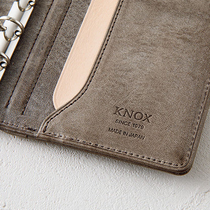 N／PEARCE《エヌピアス》システム手帳 [全3色] ［ミニ5サイズ］ リング径13mm KNOX ノックス 123-819 【送料無料*】