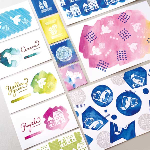 Ukidel ウキデル 塗ると浮き出るスタンプパッド シヤチハタ HUC-A [M便 1/2]