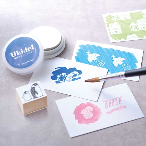 Ukidel ウキデル 塗ると浮き出るスタンプパッド シヤチハタ HUC-A [M便 1/2]