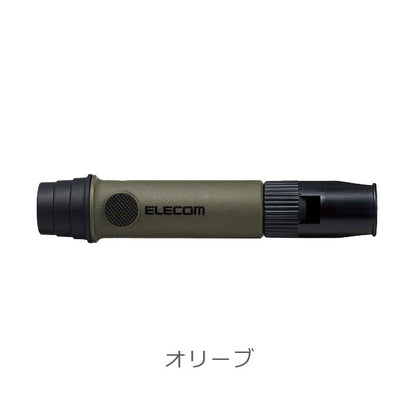 防災 乾電池式懐中電灯 笛タイプ [全3色] エレコム(elecom) DE-KD03