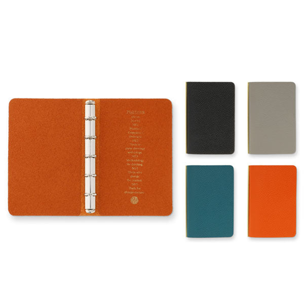 5003 Shrink《シュリンク》 5穴リングレザーバインダー 5穴リング11mm