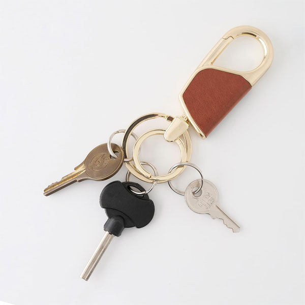 カラビナキーリング ラウンド［全3色］ スリップオン ZHK-2201 [M便 1