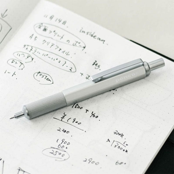 (11/29園田)Drafting Ballpoint Pen《ドラフティングボールペン》［全2色］ 油性ボールペン 0.5mm 黒 ハイタイド FT181 [M便 1/5]