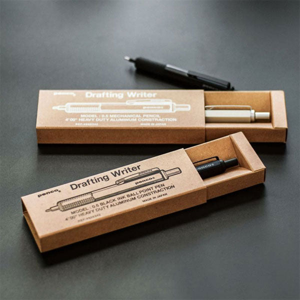 (11/29園田)Drafting Ballpoint Pen《ドラフティングボールペン》［全2色］ 油性ボールペン 0.5mm 黒 ハイタイド FT181 [M便 1/5]