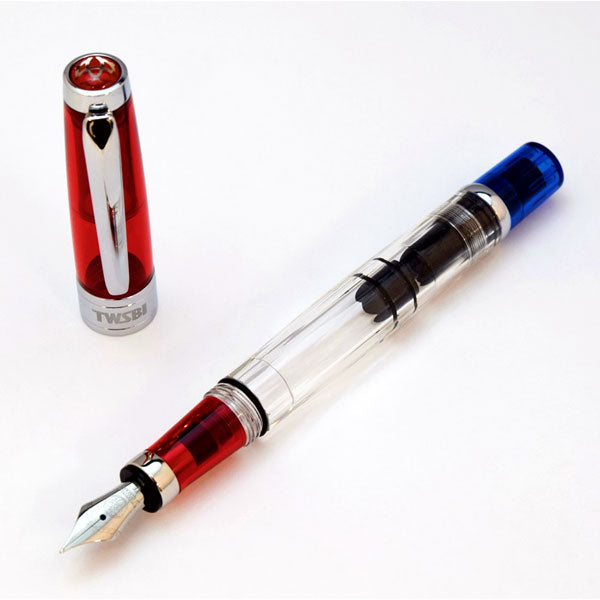 TWSBI DIAMOND580 ルビーレッド F TWSBI Diamond 580 (ツイスビー ダイヤモンド 580) スタンダード