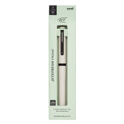 (12/2園田)JETSTREAM PRIME《ジェットストリーム プライム》SXE3-LPR Litetouch ink 回転式 3色ボールペン 0.5mm 三菱鉛筆 SXE3LPR05.[M便 1/4]