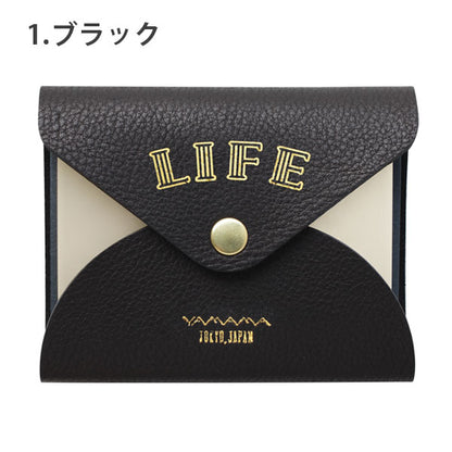 レザーカバー付きふせん紙 無地 ライフ×やまま文具 [ブラック] ライフ YL01