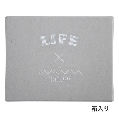 レザーカバー付きふせん紙 無地 ライフ×やまま文具 [ブラック] ライフ YL01