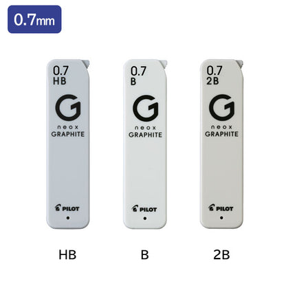 【12/5角乢】シャープ替芯 neox GRAPHITE 0.3/0.4/0.5/0.7/0.9mm [全8色] パイロット HRFG-[M便 1/60]