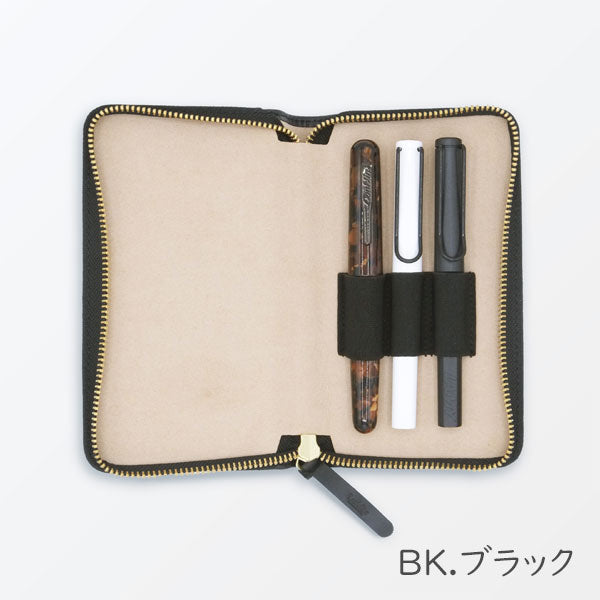 Writers Pencase バケッタレザー ペンケース 万年筆3本用 [全3色] ラダイト《Luddite》1957-LDK-WRPN3-