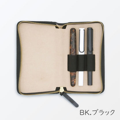 Writers Pencase バケッタレザー ペンケース 万年筆3本用 [全3色] ラダイト《Luddite》1957-LDK-WRPN3-