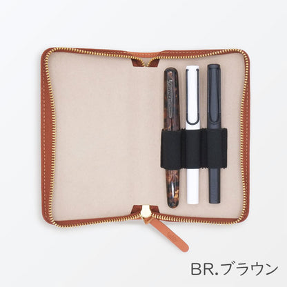 Writers Pencase バケッタレザー ペンケース 万年筆3本用 [全3色] ラダイト《Luddite》1957-LDK-WRPN3-