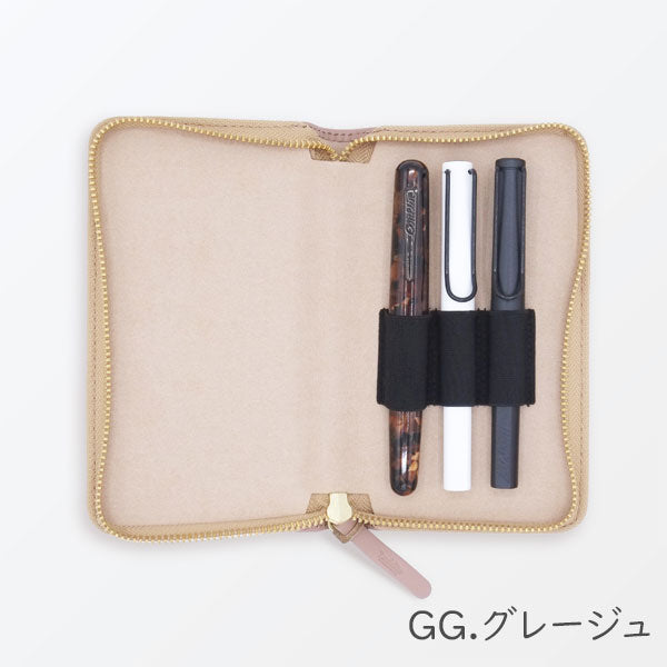 Writers Pencase バケッタレザー ペンケース 万年筆3本用 [全3色] ラダイト《Luddite》1957-LDK-WRPN3-