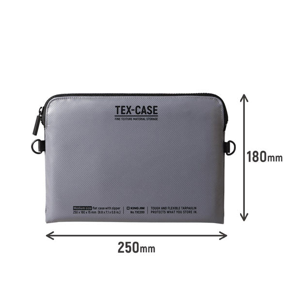 TEX-CASE テクスケース Mサイズ [全3色] キングジム TXC200