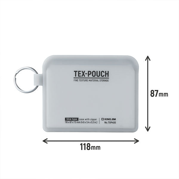 TEX-POUCH SLIM テクスポーチ スリム [全4色] キングジム TXP400