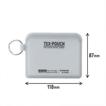 TEX-POUCH SLIM テクスポーチ スリム [全4色] キングジム TXP400