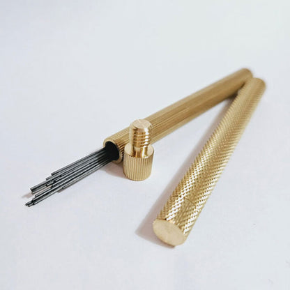 Mint Garage Mechanical Pencil Lead Cylinder [シャーペン芯専用ケース] ローレット型 全2色 キテラ MPL-BR  [M便 1/18]