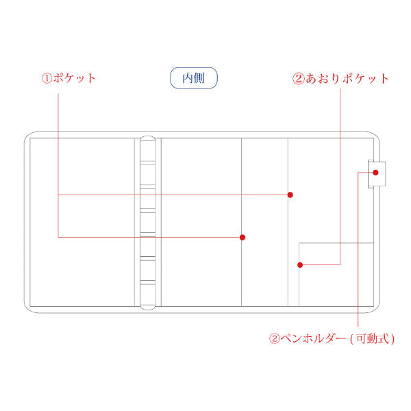 ASHFORD ビタリータ ライフオーガナイザーA6+MINI6 13mm [1439] ノート 手のひらサイズ パープル アシュフォード 1439-078
