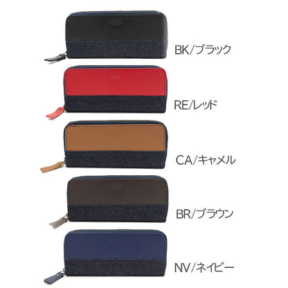 革コンビ ラウンドジップペンケース [全5色]  ラダイト《Luddite》LDKC-RP2-**