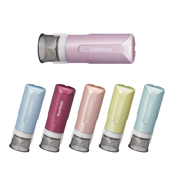 イラストはんこ シヤチハタ キャップレス9 スパークリングクリアカラー