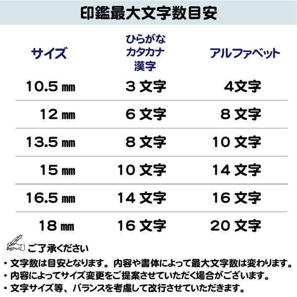 チタン印鑑 [カーボンチタン] 認印･銀行印 10.5/12/13.5/15/16.5/18mm 【送料無料】