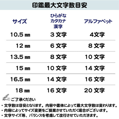 ★チタン印鑑キャンペーン★チタン印鑑 [ミラーチタン ブラック] 認印･銀行印 10.5/12/13.5/15/16.5/18mm 【送料無料】