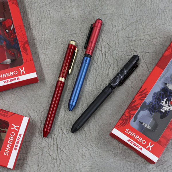 【限定】シャーボX 限定マーベル デザイン ST3 MV B-SB14 ゼブラ 複合ペン【送料無料*】【リフィル付き】 MARVEL 専用化粧箱