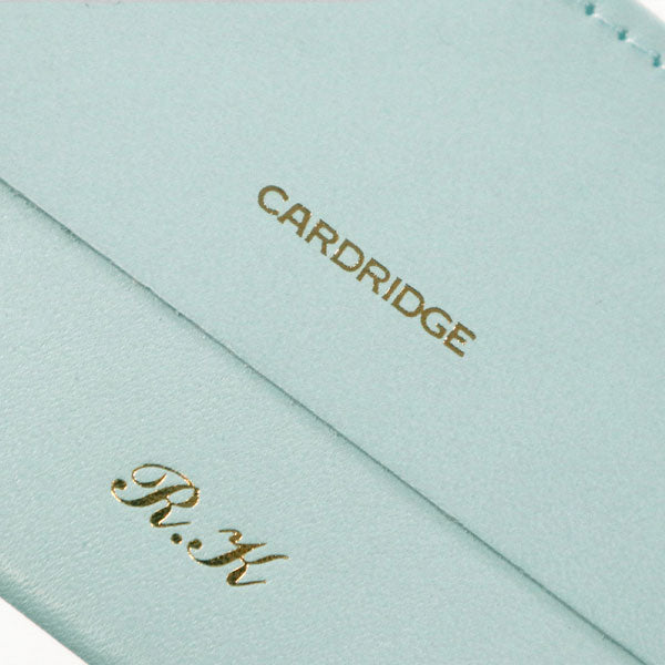 【販売記念！期間限定名入れ・送料無料】 usagiya×CARDRIDGE dünn〔カードリッジ・デュン〕 国産レザー使用 超薄型レザー名刺入れ［全2色］ ロンド工房 1602-CDU0* 【送料無料※】　[M便 1/12]