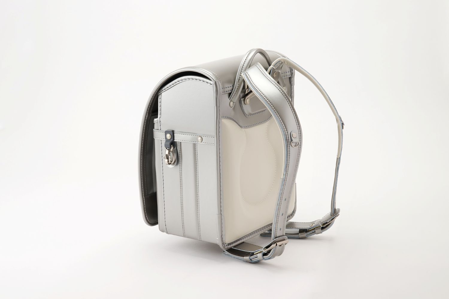 2027年版 フィットちゃん オリジナルランドセル LINO ＜ライトシルバー：LSV＞ 全18色 大容量マチ13.5cm 榮伸 【ネット特典付き】