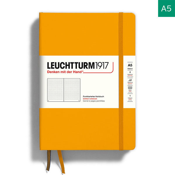 LEUCHTTURM1917(ロイヒトトゥルム) ノート ミディアム A5 Dotted(ドット罫) ライジングサン ロイヒトトゥルム 363387 [M便 1/1]