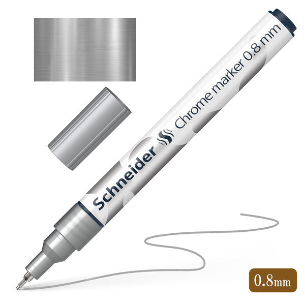 ミラーエフェクトクロームマーカー [0.8mm/2.0mm/2本セット] 全3種 DRAPAS(ドラパス) ML06001460/ML06101460/ML06011501 [M便 1/6]