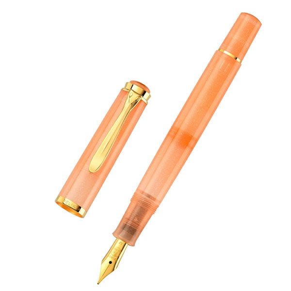 【限定】万年筆 ペリカン クラシック《Classic》M200 アプリコットアゲート [極細(EF)/細字(F)] ペリカン M200アプリコットアゲート【送料無料*】