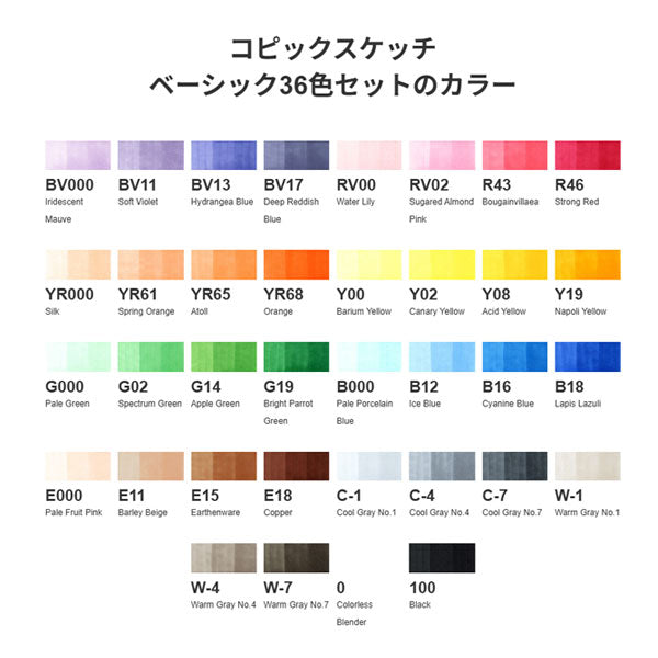 限定】コピック スペシャルギフトポシェットバンドルセット [全2種類
