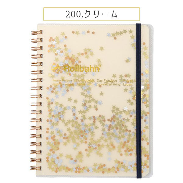 Rollbahn glitter《ロルバーン グリッター》 ポケット付メモ L [全3色] デルフォニックス [DELFONICS] 501275-200/360/281 [M便 1/3]