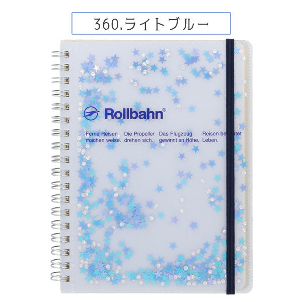 Rollbahn glitter《ロルバーン グリッター》 ポケット付メモ L [全3色] デルフォニックス [DELFONICS] 501275-200/360/281 [M便 1/3]