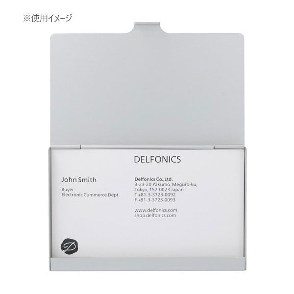SHIMADA Rie メタルカードケース [全3種類] デルフォニックス [DELFONICS] 501282-970/1/2 [M便 1/20]
