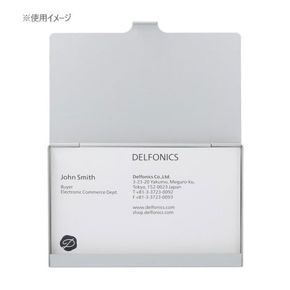 SHIMADA Rie メタルカードケース [全3種類] デルフォニックス [DELFONICS] 501282-970/1/2 [M便 1/20]