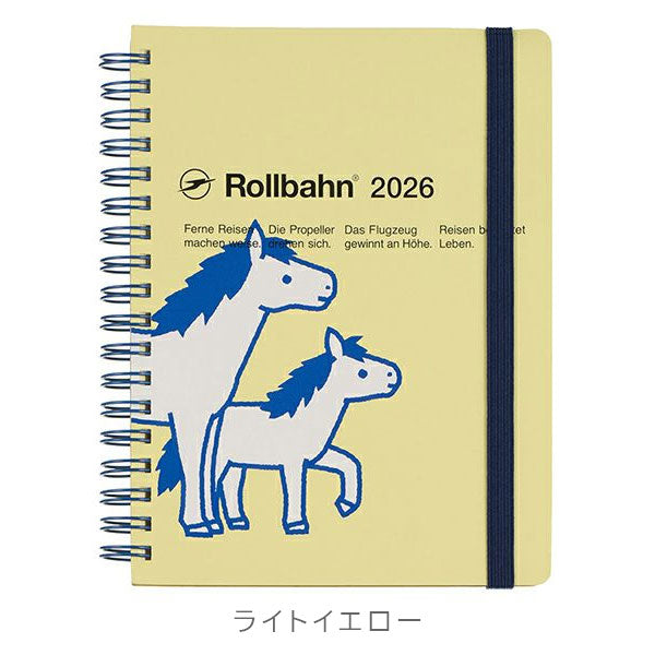 2026 ロルバーンダイアリー ポニー L [全6色] 《マンスリー》 2025年10月・月曜始まり デルフォニックス 160025 [M便 1/2]
