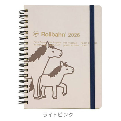 2026 ロルバーンダイアリー ポニー L [全6色] 《マンスリー》 2025年10月・月曜始まり デルフォニックス 160025 [M便 1/2]