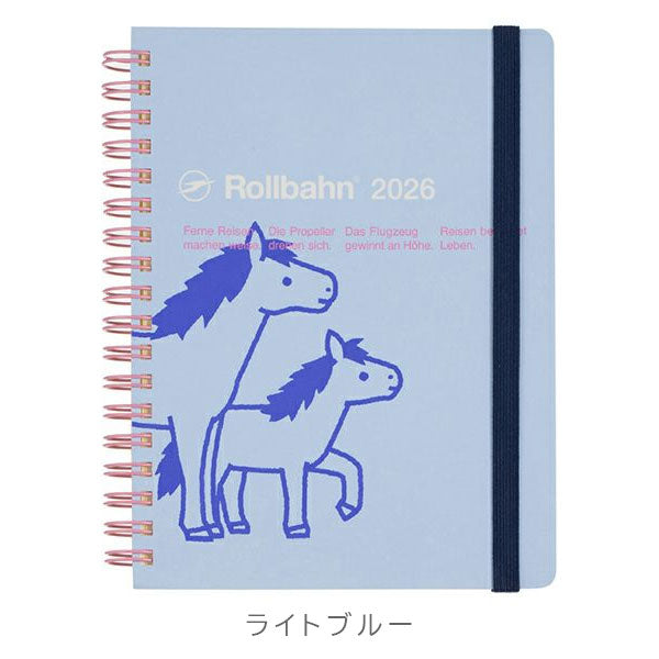 2026 ロルバーンダイアリー ポニー L [全6色] 《マンスリー》 2025年10月・月曜始まり デルフォニックス 160025 [M便 1/2]