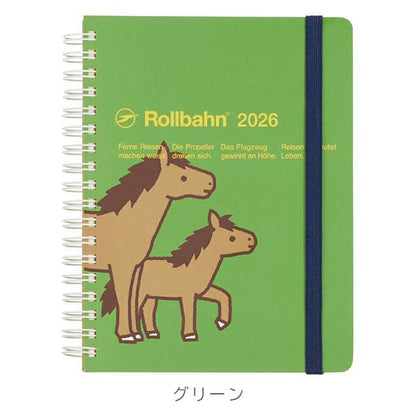 2026 ロルバーンダイアリー ポニー L [全6色] 《マンスリー》 2025年10月・月曜始まり デルフォニックス 160025 [M便 1/2]