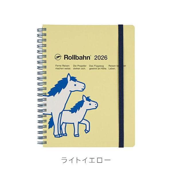 2026 ロルバーンダイアリー ポニー A5 《マンスリー》 2025年10月・月曜始まり [全6色] デルフォニックス 160026 [M便 1/1]