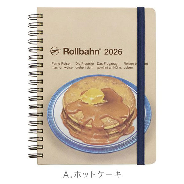 2026 ロルバーンダイアリー アメリカンスイーツ L [全5柄] 《マンスリー》 2025年10月・月曜始まり デルフォニックス 160028 [M便 1/2]